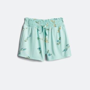 Floral kids Shorts in Light Blue